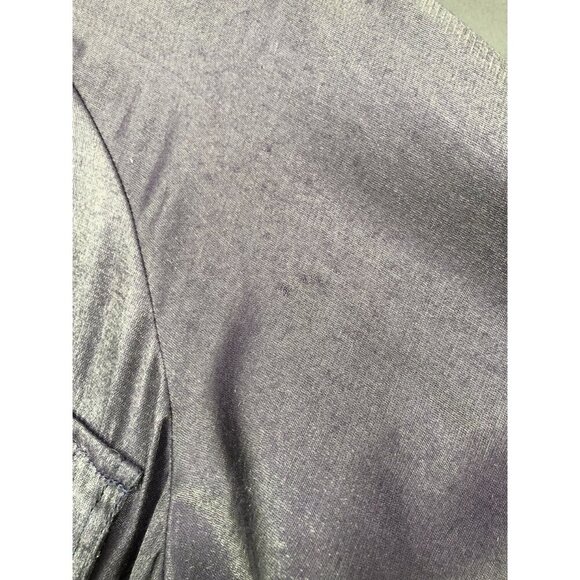 Samant Chauhan Anthropologie Women's Utility Maxi Dress XS Dark Metallic Blue - Picture 6 of 11